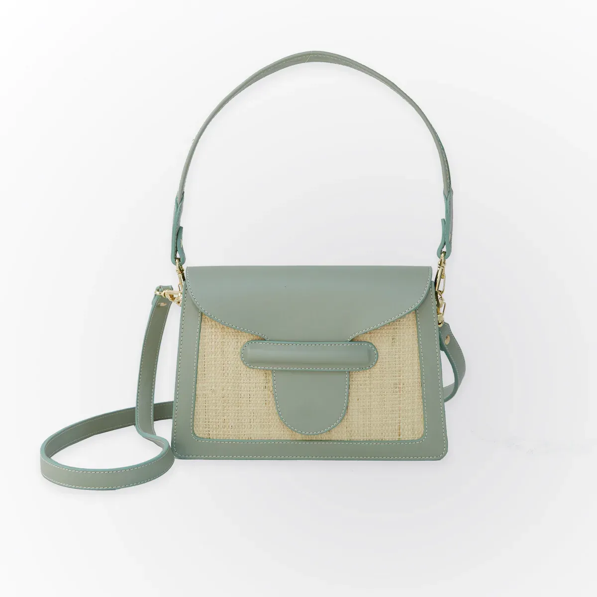 LINA - Raffia Clutch
