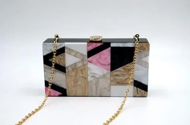 Luxy Moon Acrylic Evening Bag Box Bag Clutch