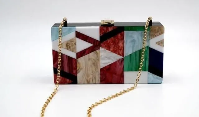 Luxy Moon Acrylic Evening Bag Box Bag Clutch