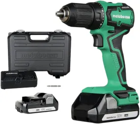 Metabo HPT DS18DDXM Drill/Driver Kit, Battery Included, 18 V, 1.5 Ah, 1/2 in Chuck, Keyless Chuck :EA: QUANTITY: 1