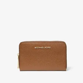 Michael Michael Kors Small Pebbled Leather Wallet, Brown