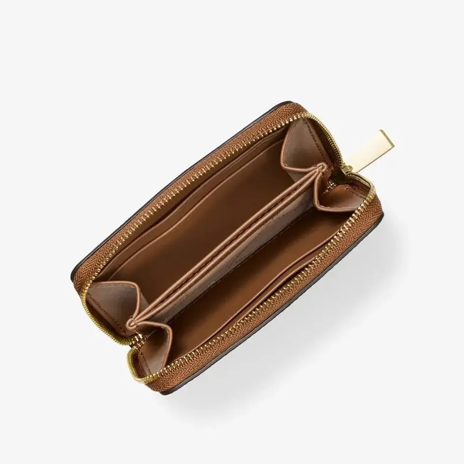 Michael Michael Kors Small Pebbled Leather Wallet, Brown