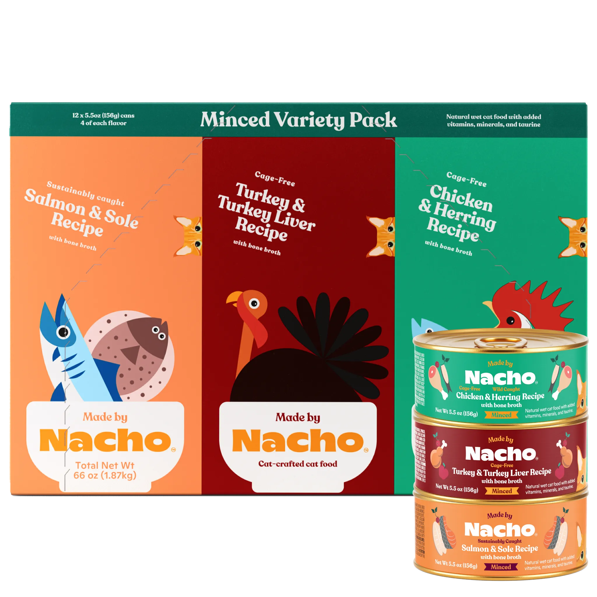 Minced Canned Variety Pack - 5.5 oz