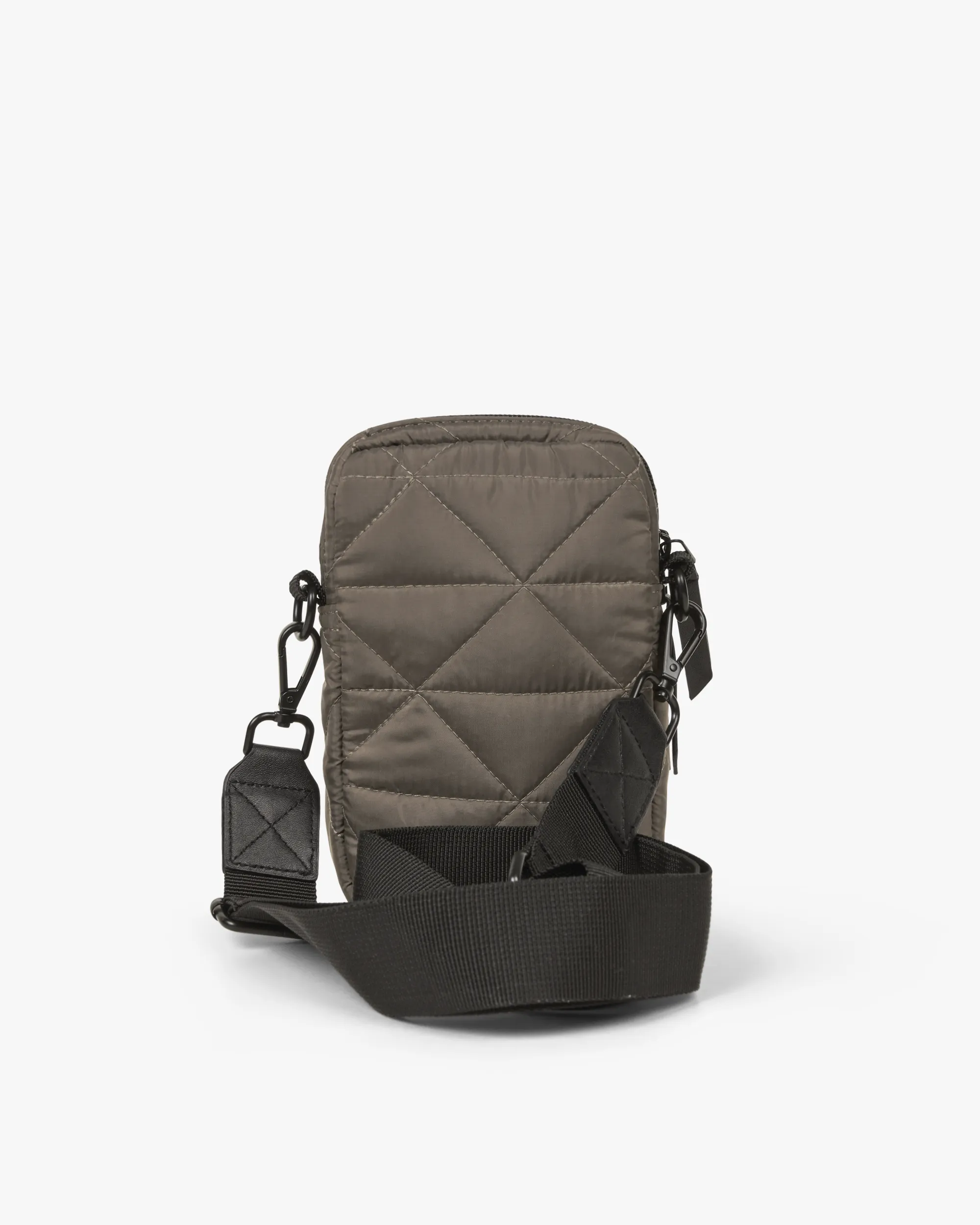 Mini Compact Triangle Quilt Crossbody Bag