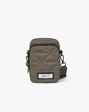 Mini Compact Triangle Quilt Crossbody Bag
