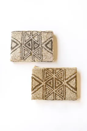 Mosaic Mantra Beaded Coin Bag