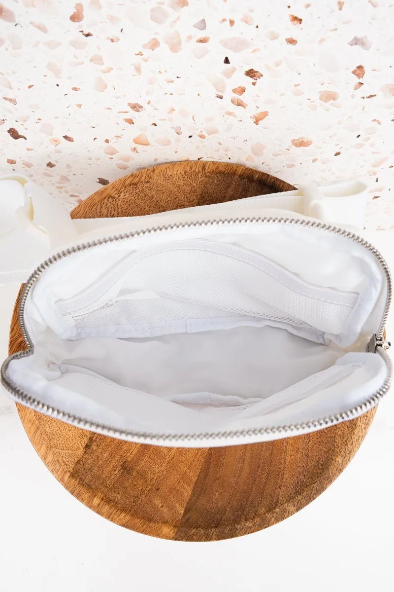 NGIL White Brooklyn Belt Bag