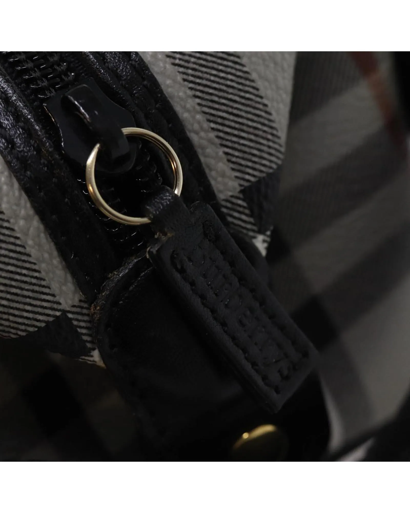 Nova Check PVC Leather Clutch Bag with Dust Bag