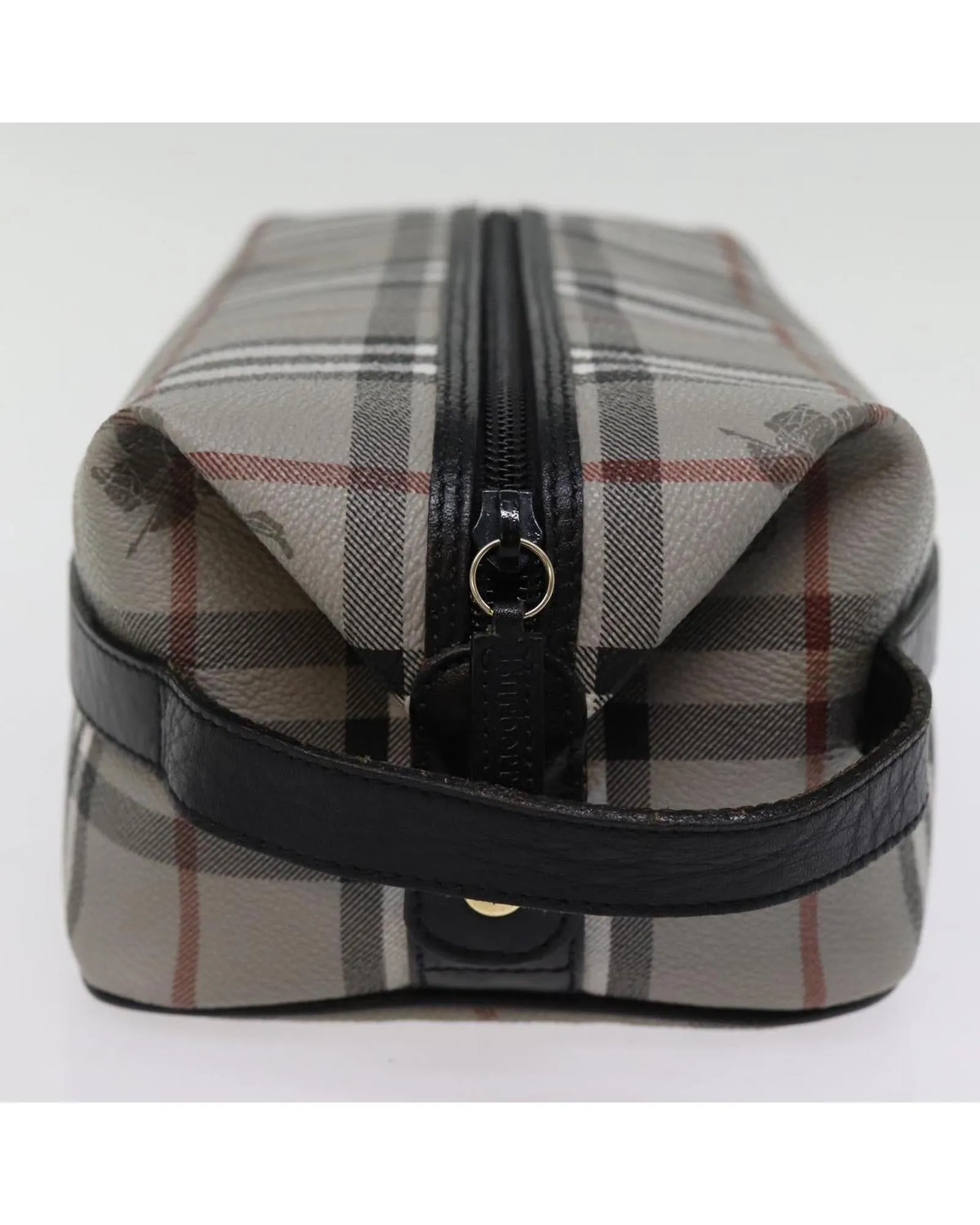 Nova Check PVC Leather Clutch Bag with Dust Bag