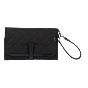 OiOi Change Mat Clutch - Diamond Quilt/Black