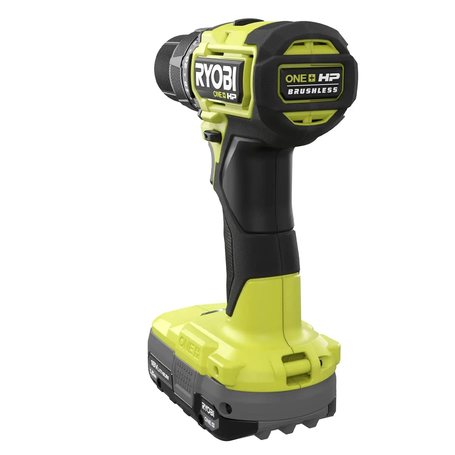 Open Box -  RYOBI ONE  HP 18V Brushless Cordless Compact 1/2 in. Drill/Driver Kit with (2) 1.5 Ah Batteries, Charger and Bag