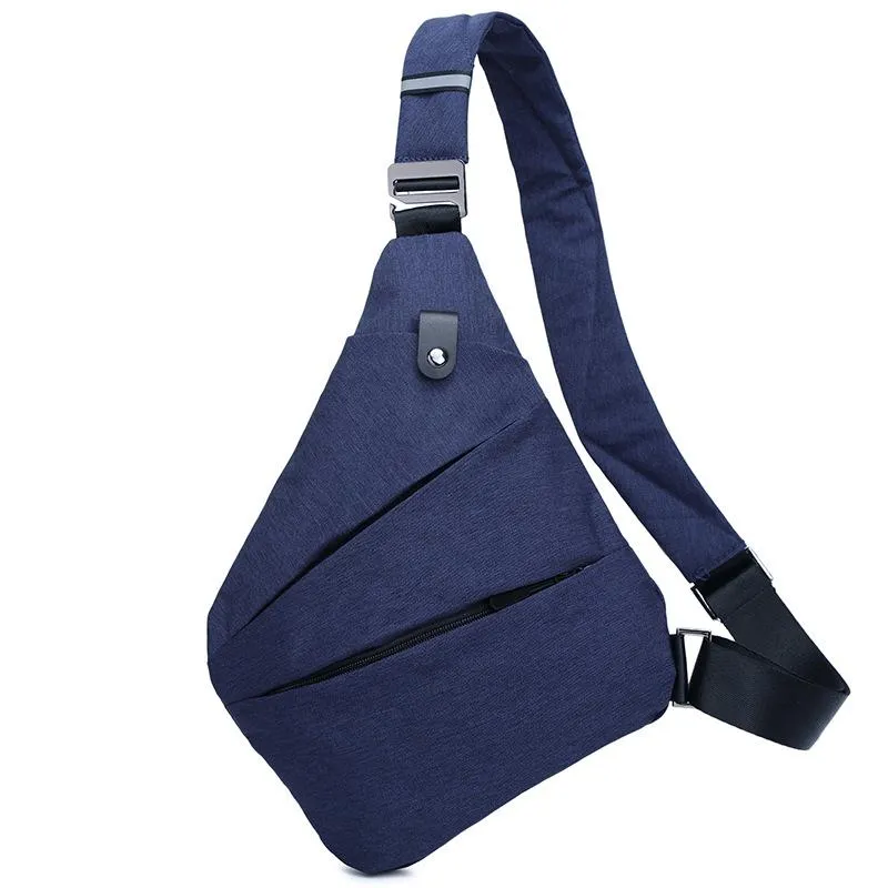 Oxford Waterproof Cloth Men's Chest Bag