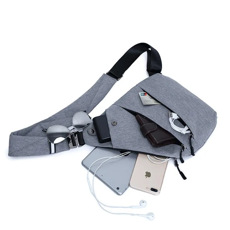 Oxford Waterproof Cloth Men's Chest Bag