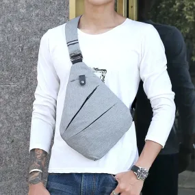Oxford Waterproof Cloth Men's Chest Bag