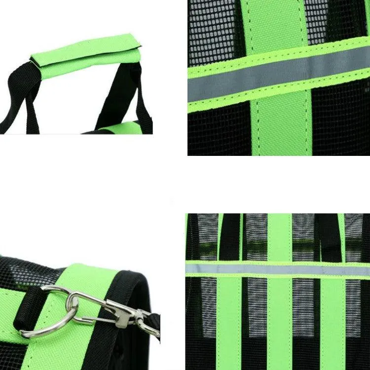 Portable Foldable Mesh Pet Carrier Bag for Outdoor Adventures