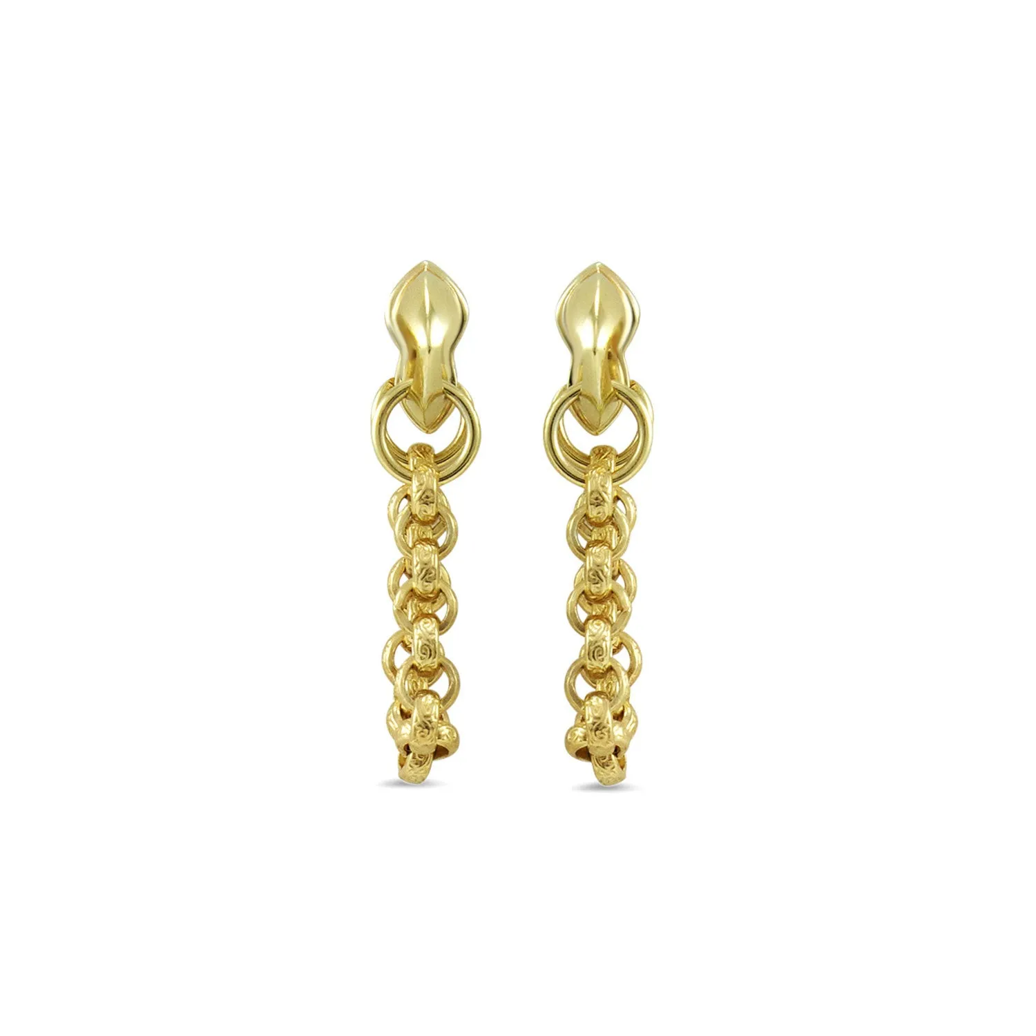 Reign Earring Short - 18K Gold Vermeil