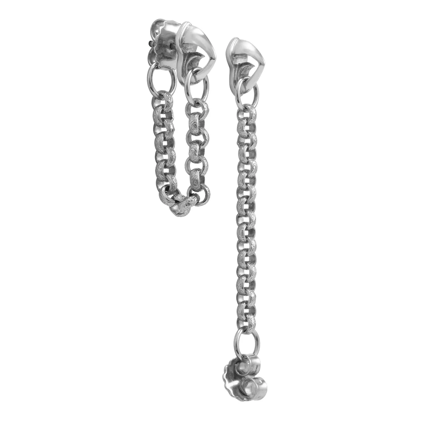 Reign Earring Short - Sterling Silver