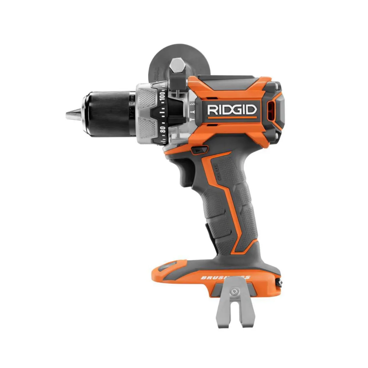 RIDGID 18-Volt Lithium-Ion Brushless 1/2 in. Compact Hammer Drill Kit with (2) 2.0 Ah Batteries, Charger, and Bag