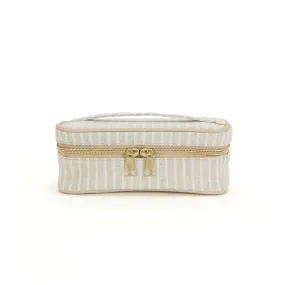 Sand & Stone Beach Stripe Petite Beauty Poche