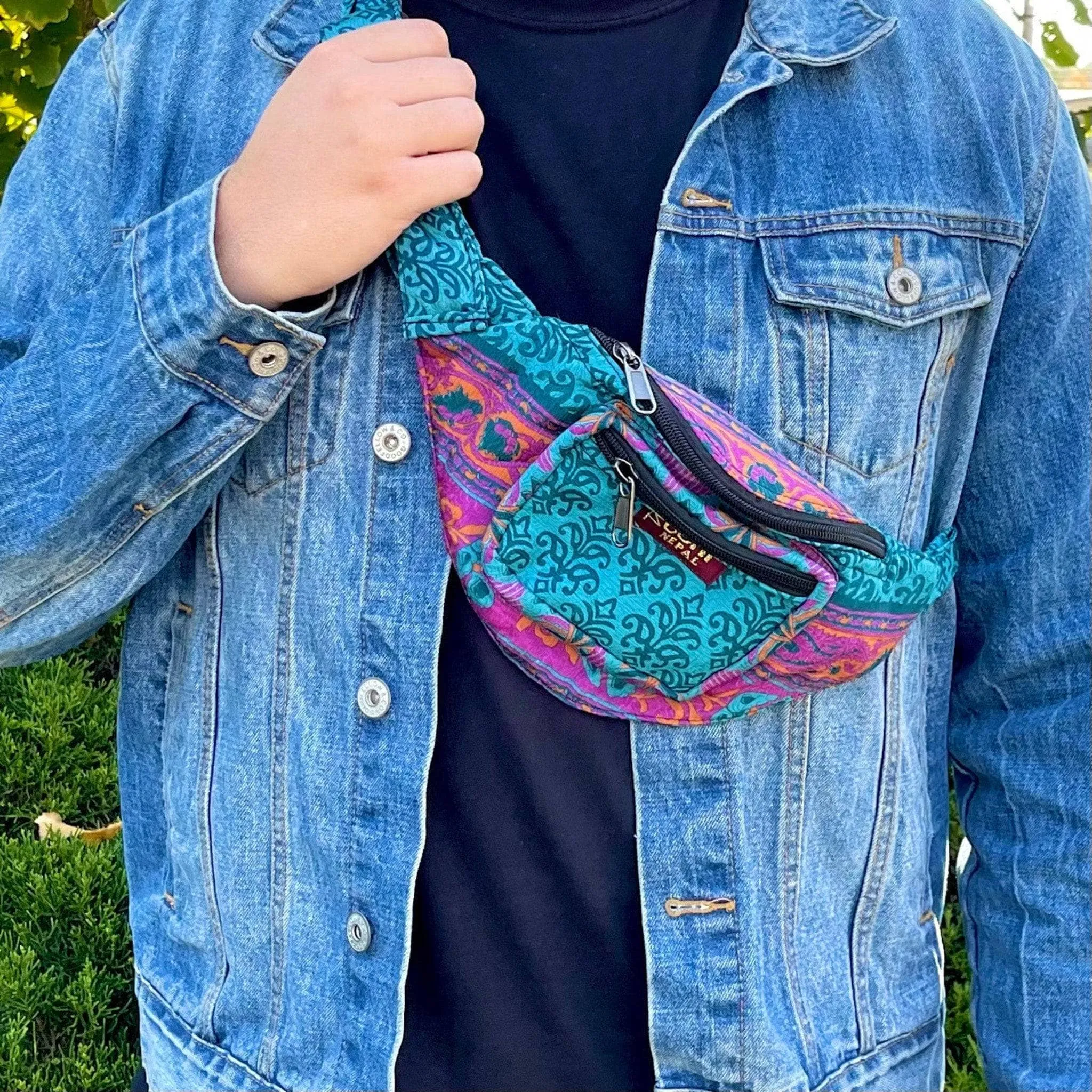 Sari Silk Fanny Pack