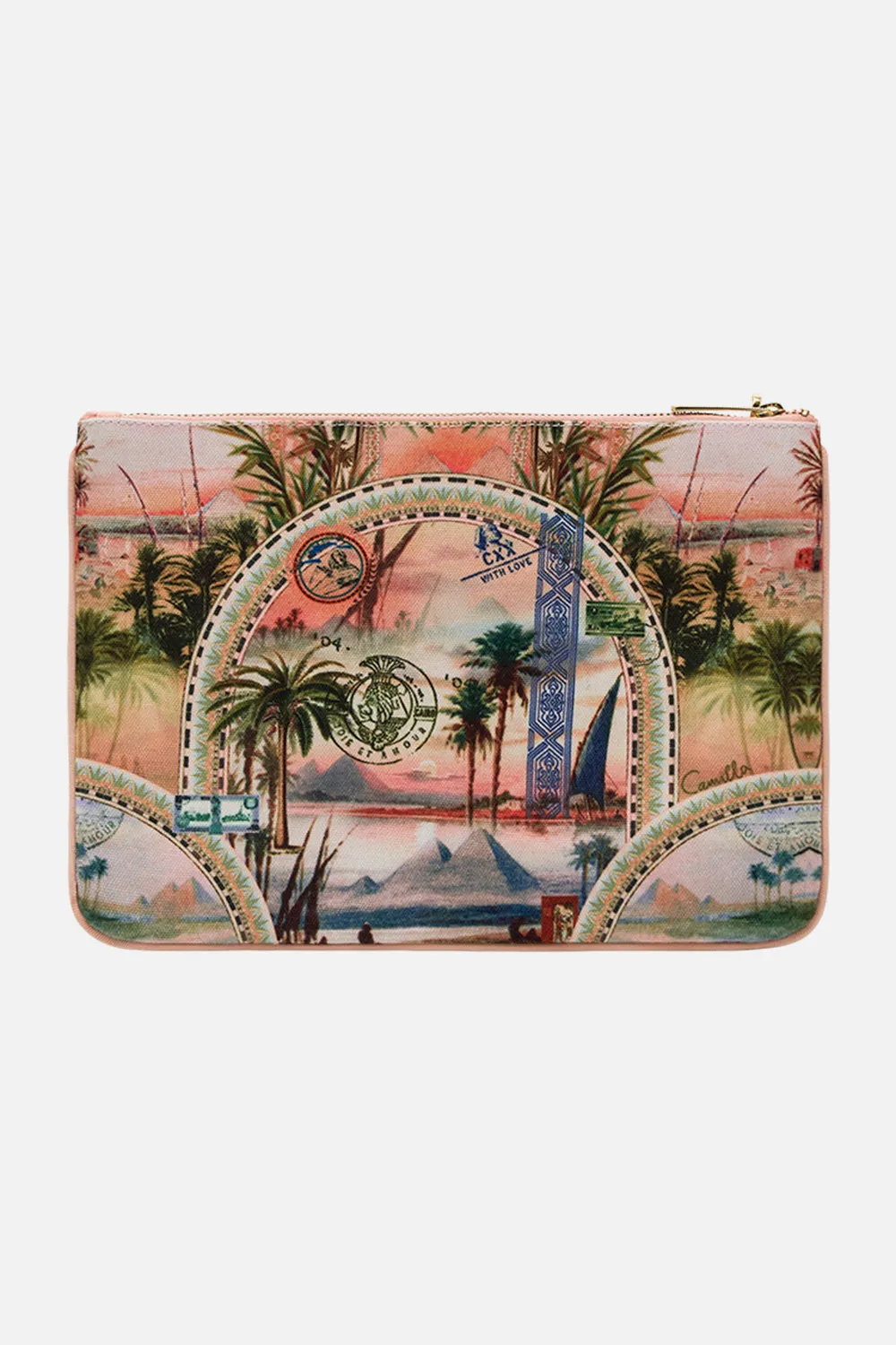 SMALL CANVAS CLUTCH MILLAS GOT MAIL