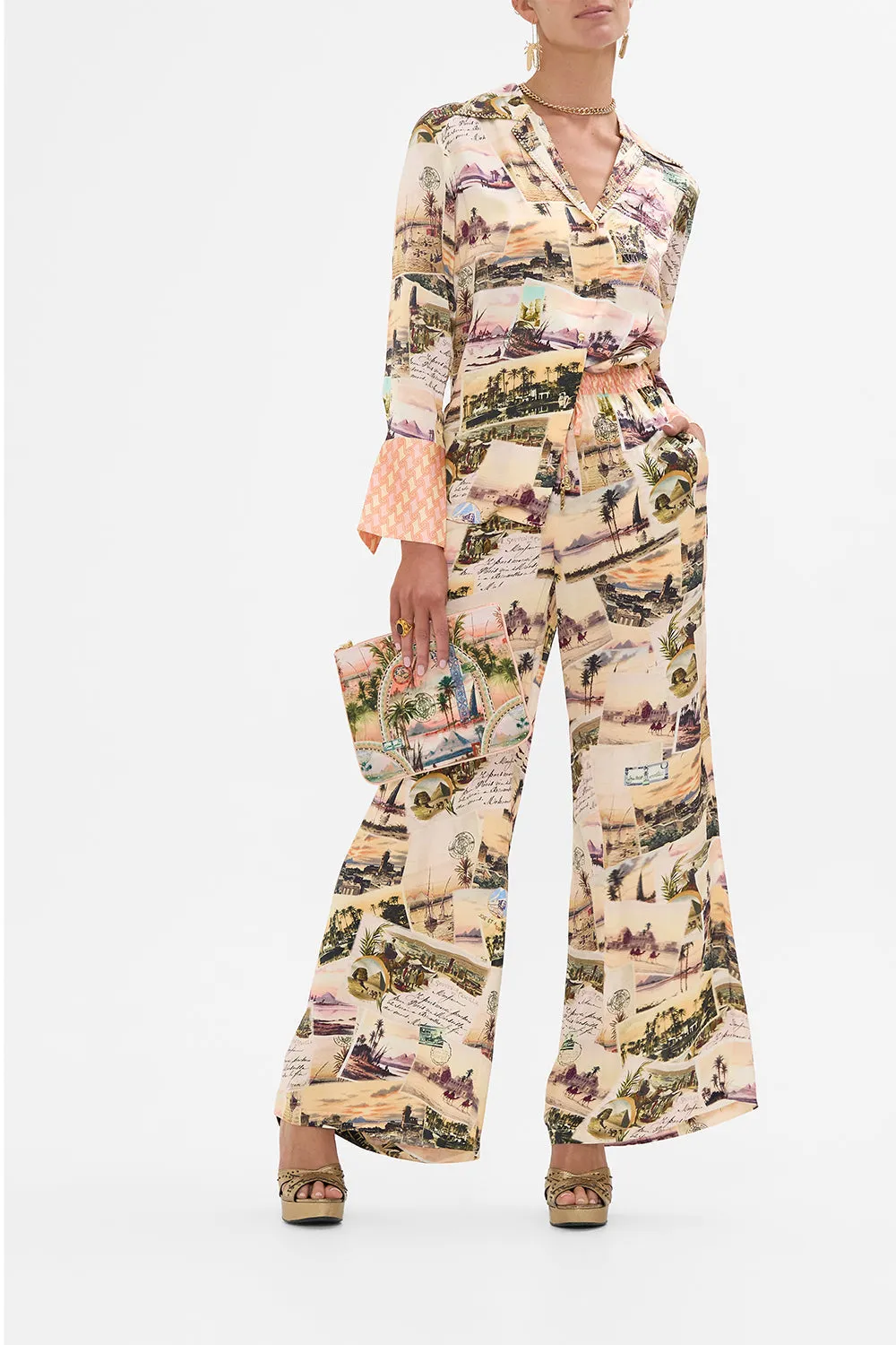 SMALL CANVAS CLUTCH MILLAS GOT MAIL