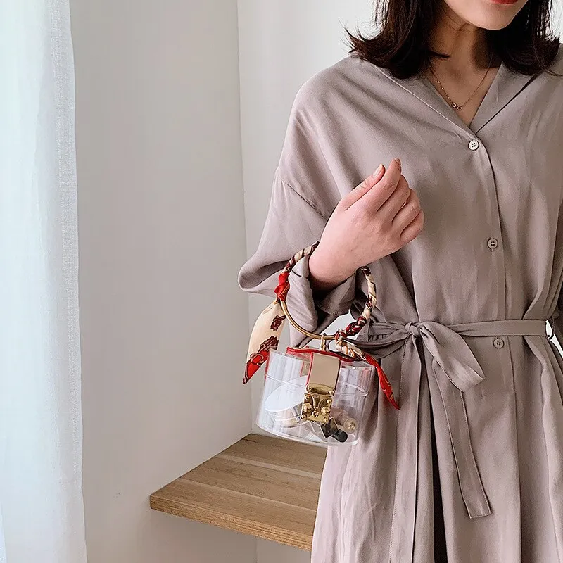 Small Mini  See Through Cosmetic bag