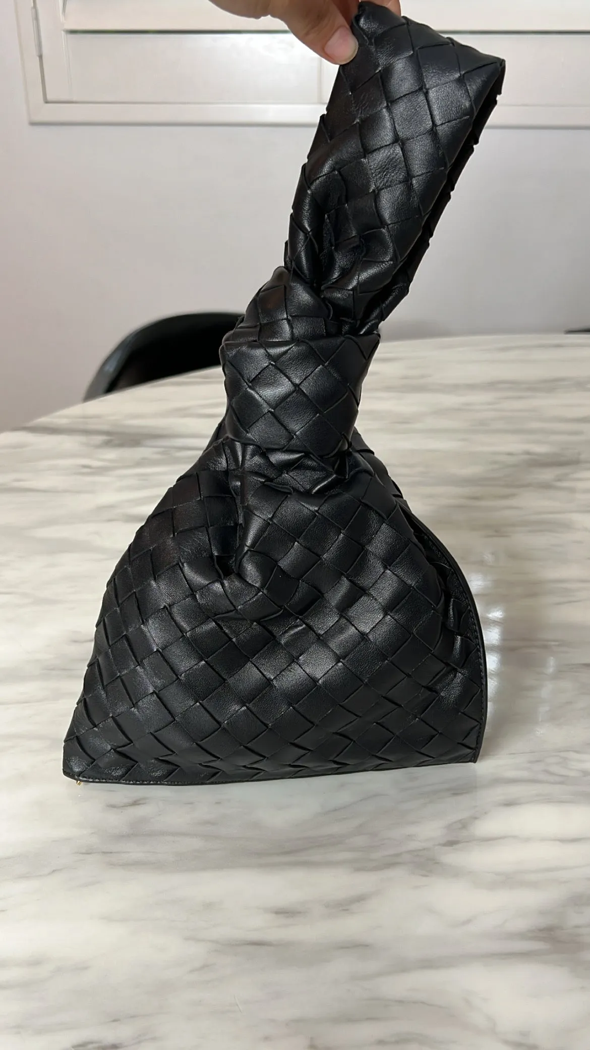 SOLD - Pre-Loved Bottega Veneta Twist Leather Hand Bag