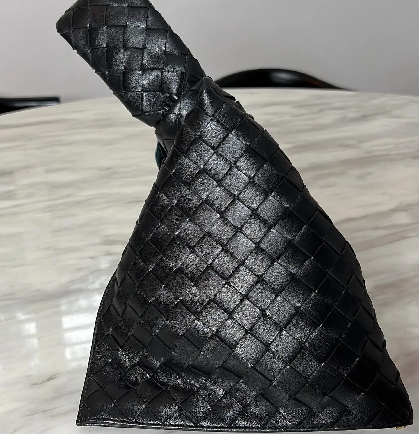 SOLD - Pre-Loved Bottega Veneta Twist Leather Hand Bag