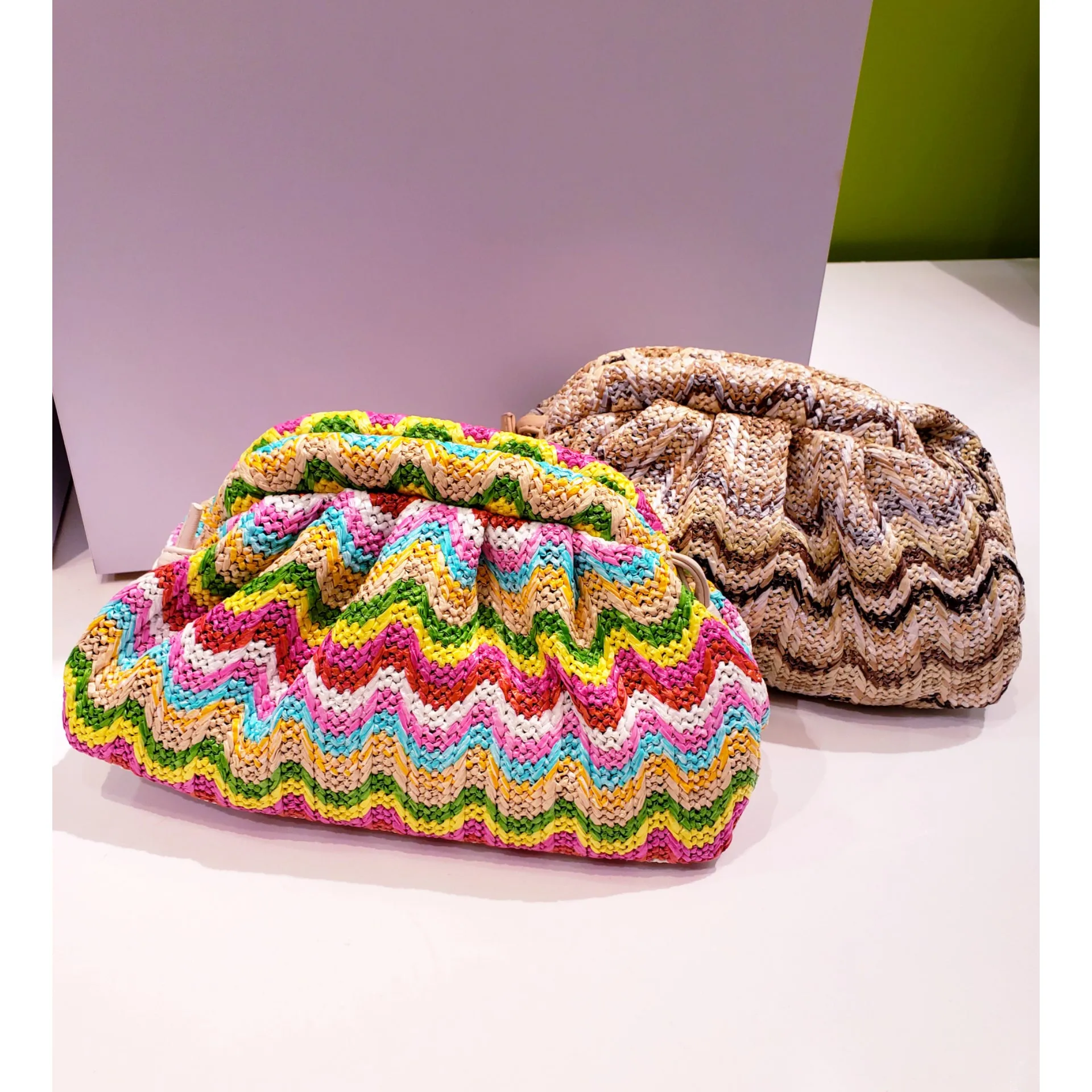 Straw Dumpling Bag
