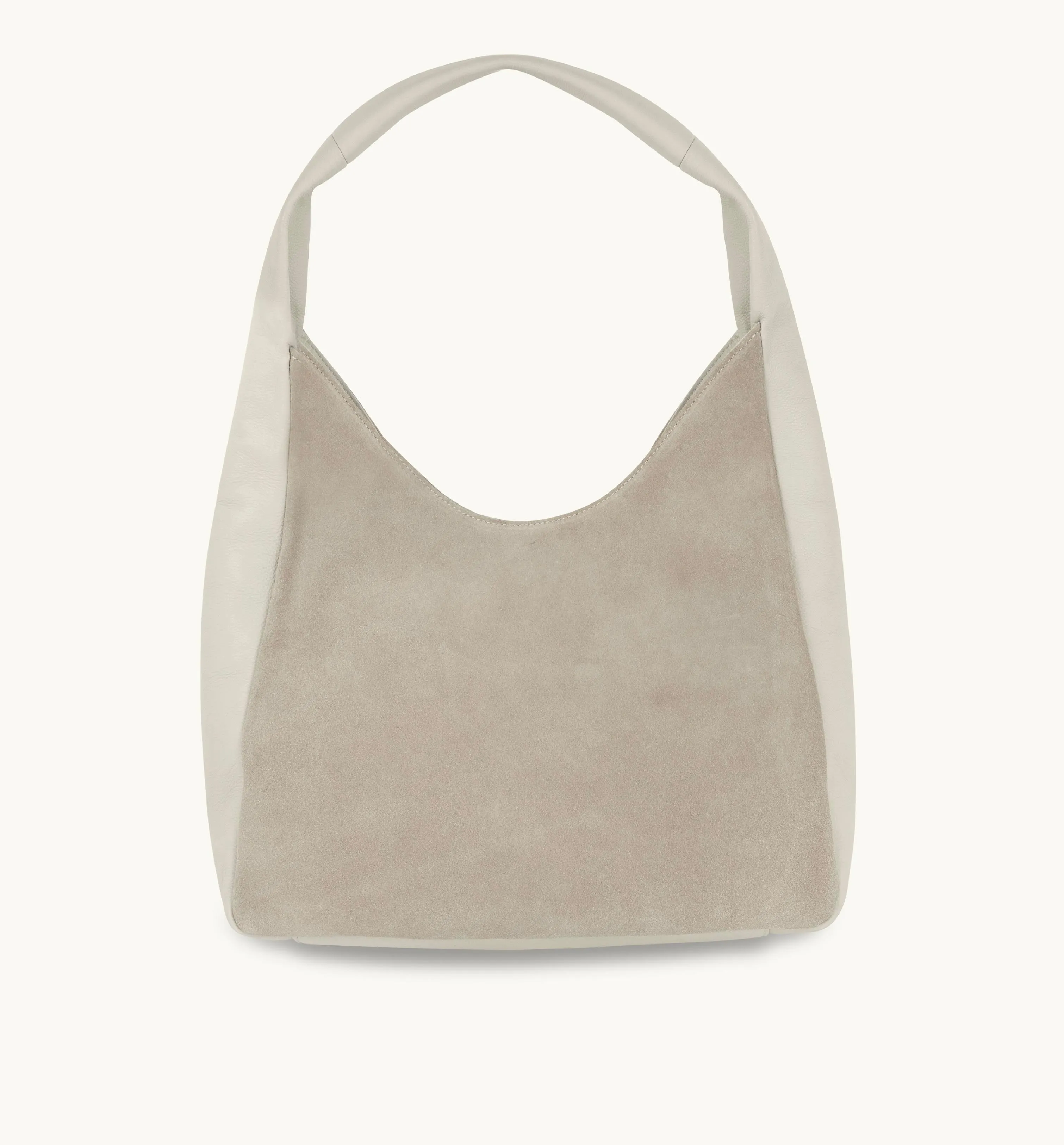 The Henry Stone Leather And Suede Hobo Bag