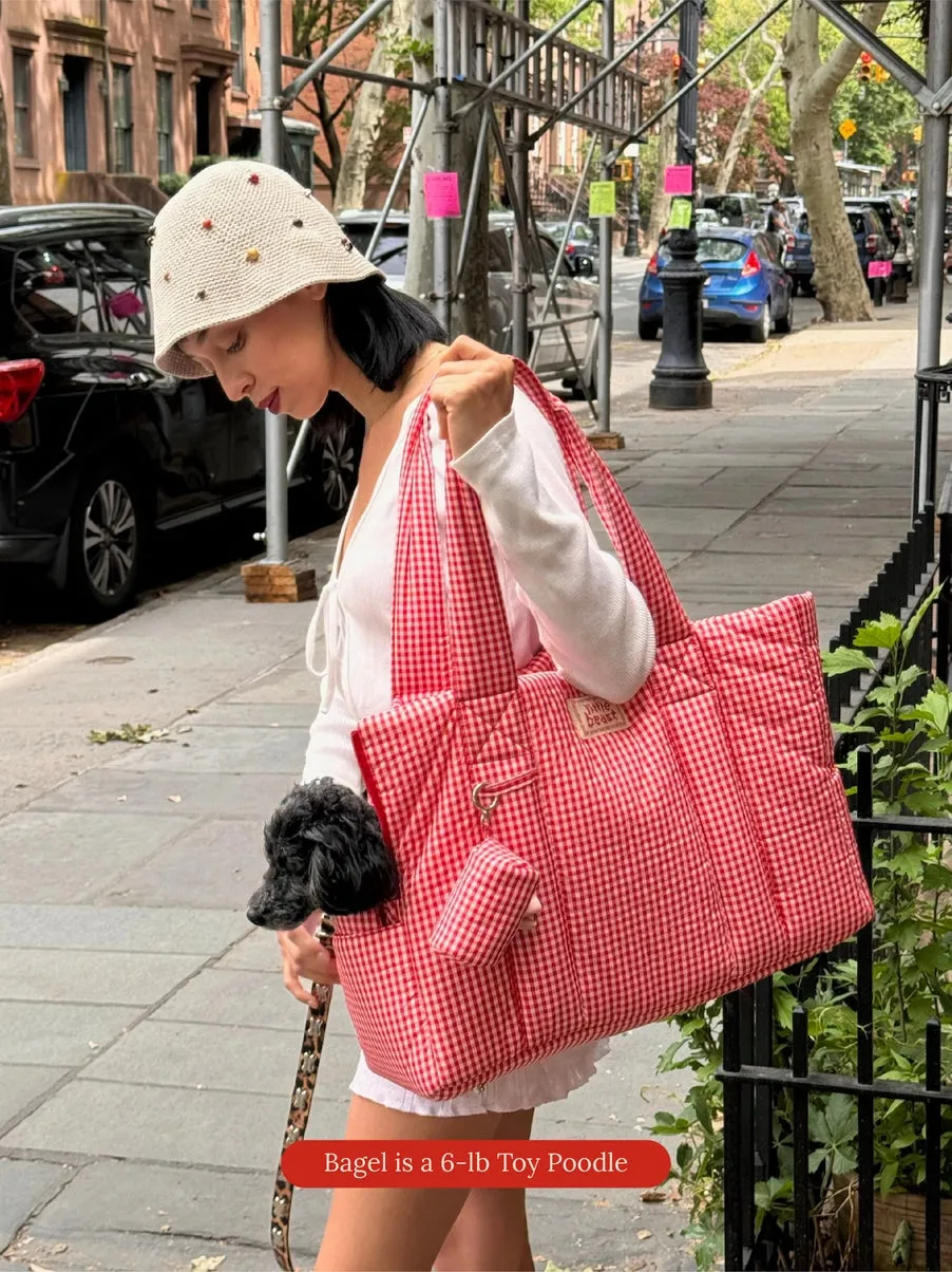 The Little Beast Dog Carrier in Strawberry