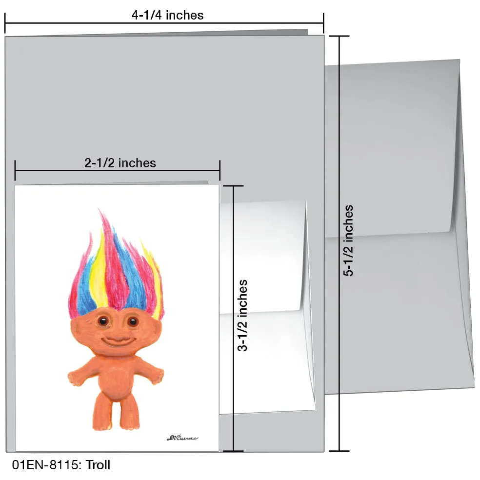 Troll, Greeting Card (8115)