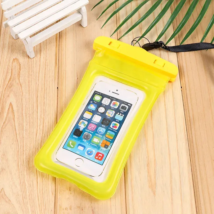 Universal Waterproof Phone Case Swimming Bag Floating Cellphone Cover for iPhone 11-15 Pro Max