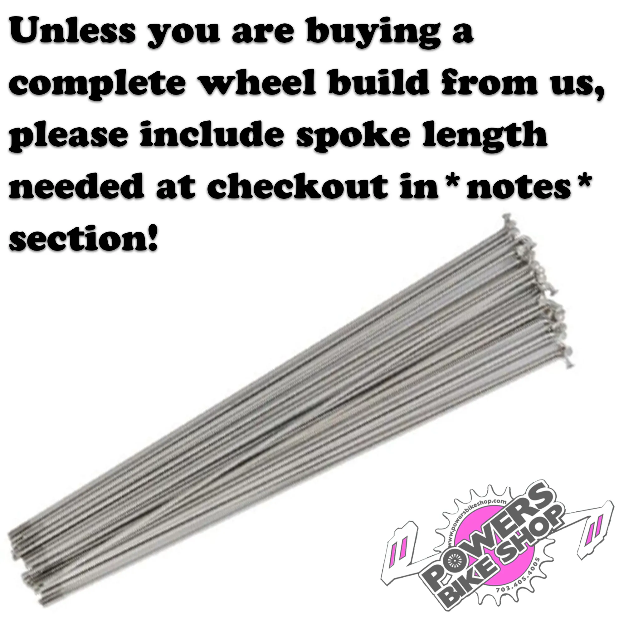 USA Brand silver spokes Pack of 36