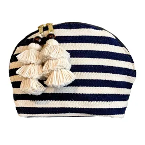 Valerie Double Tassel Cosmetic Indigo
