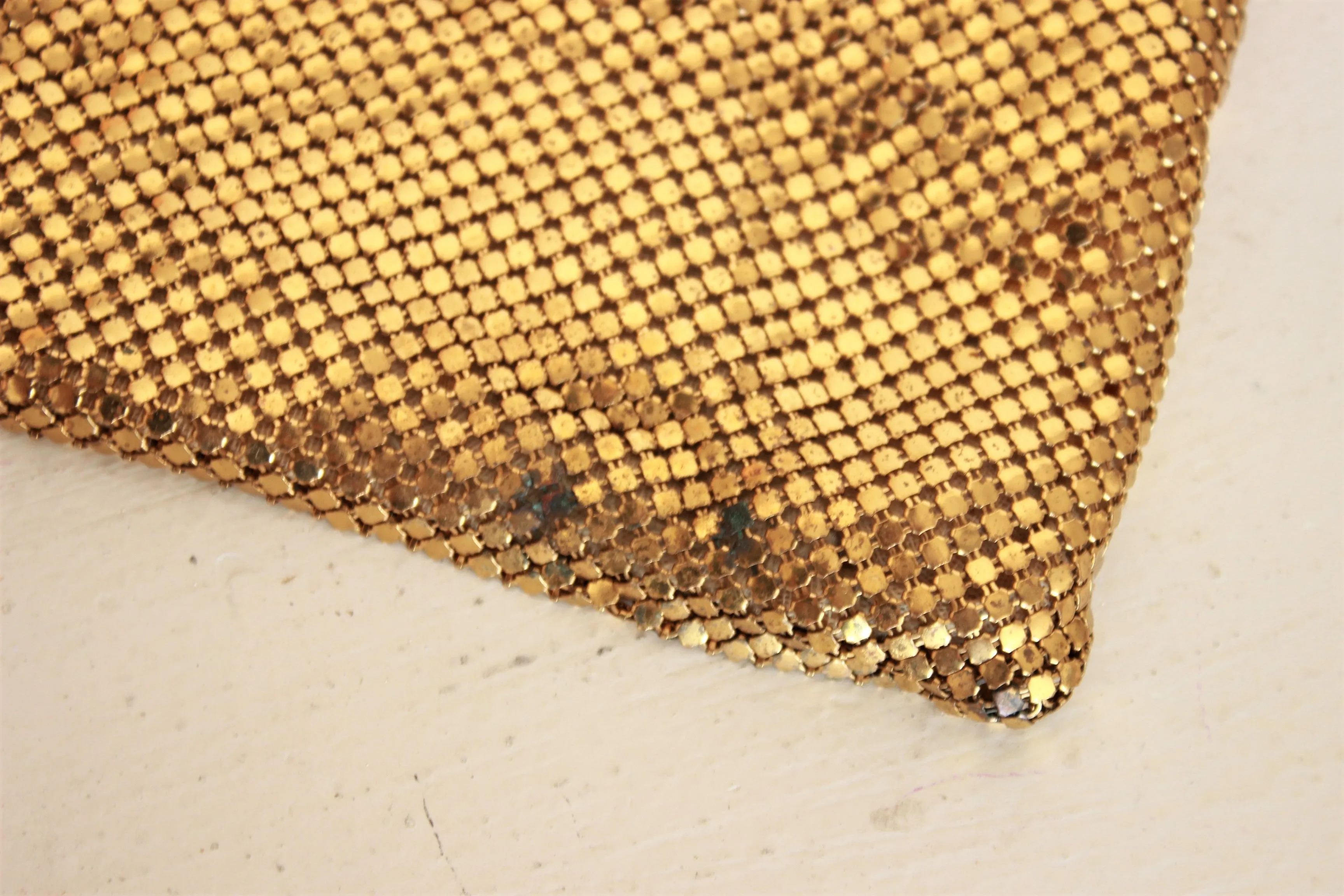 Vintage 1930s Gold Mesh Clutch or Larger Coin Purse
