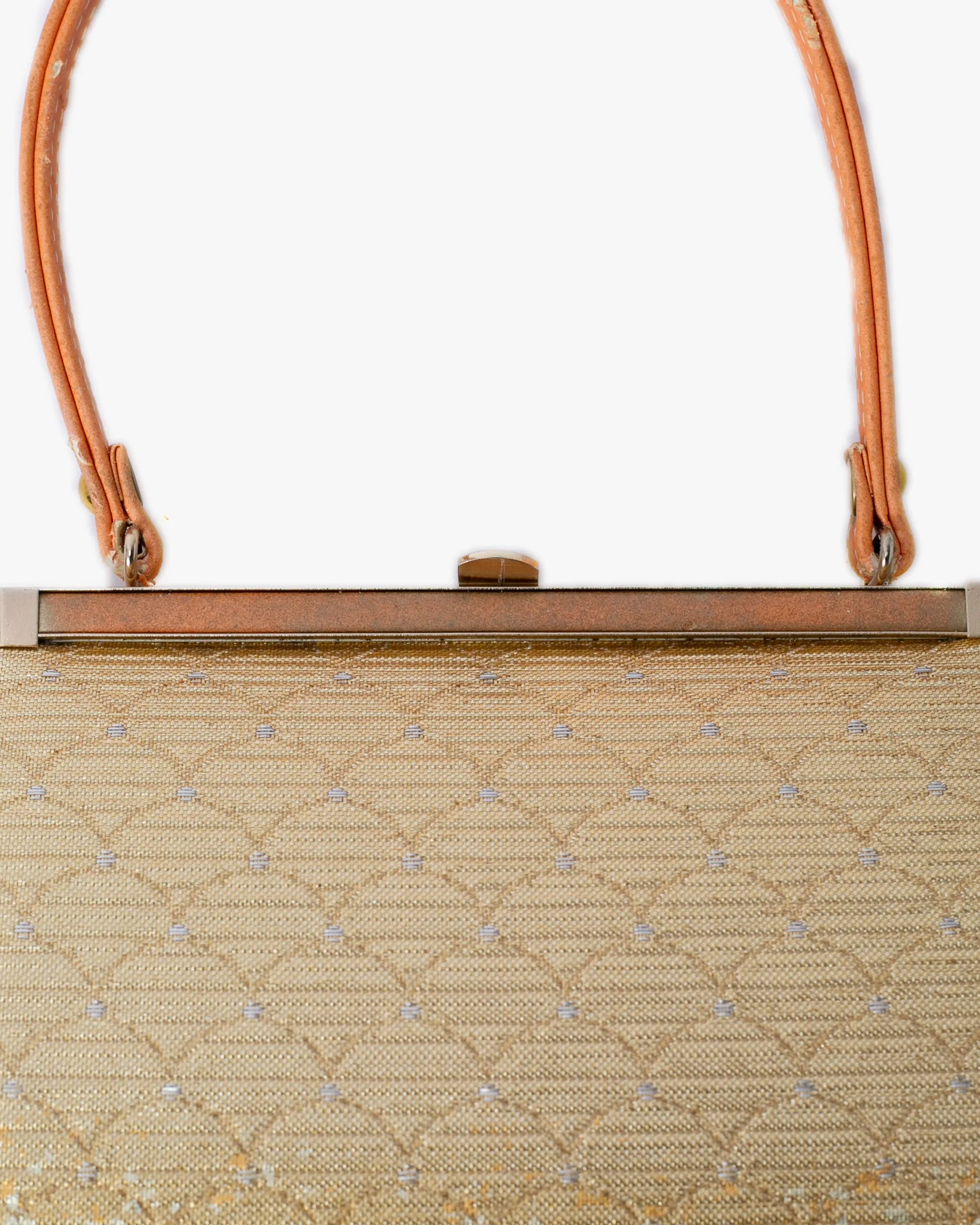 Vintage Bag, Purse, Gold Ougi