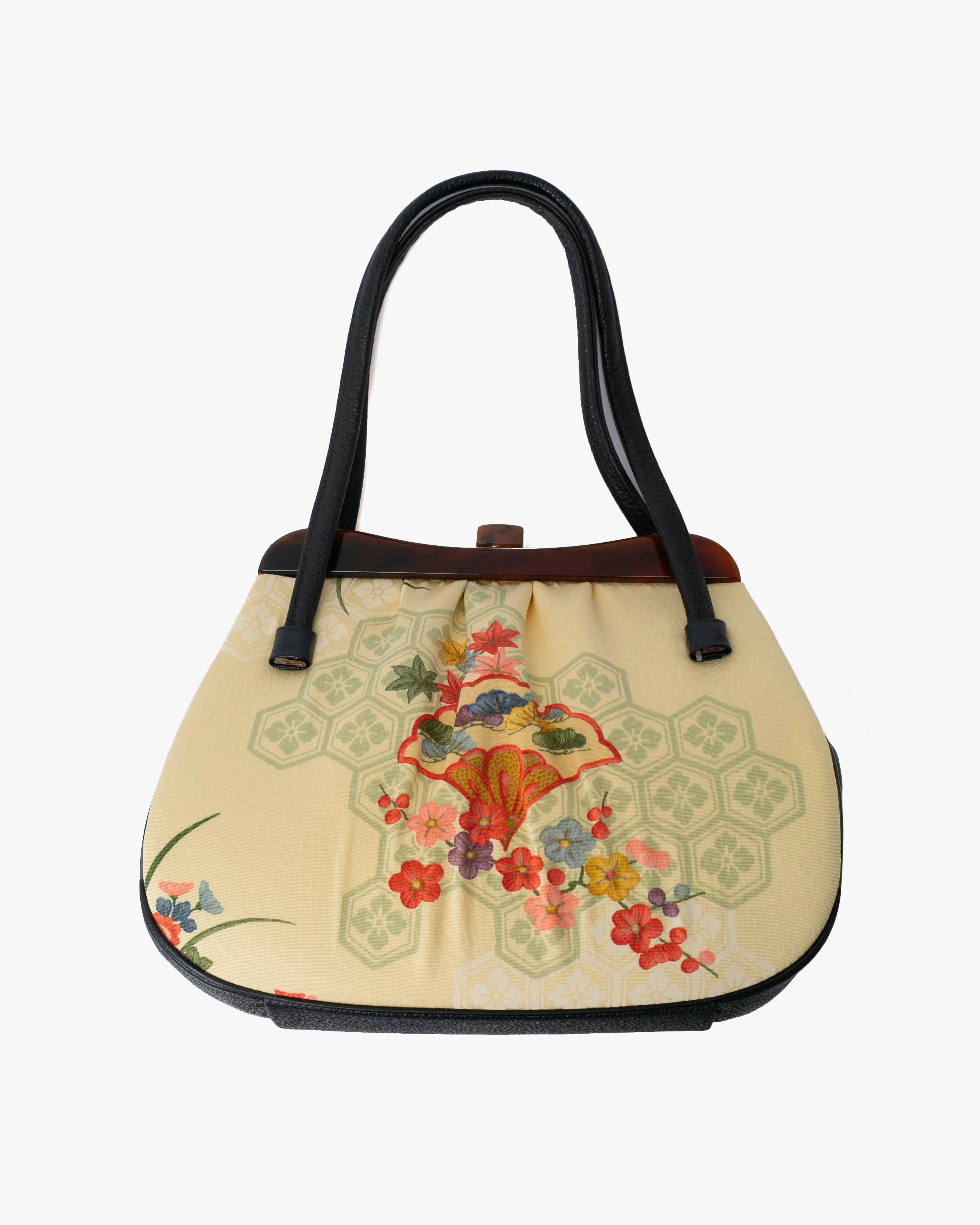 Vintage Bag, Purse, Kiku and Ougi with Kikkou Hanabishi