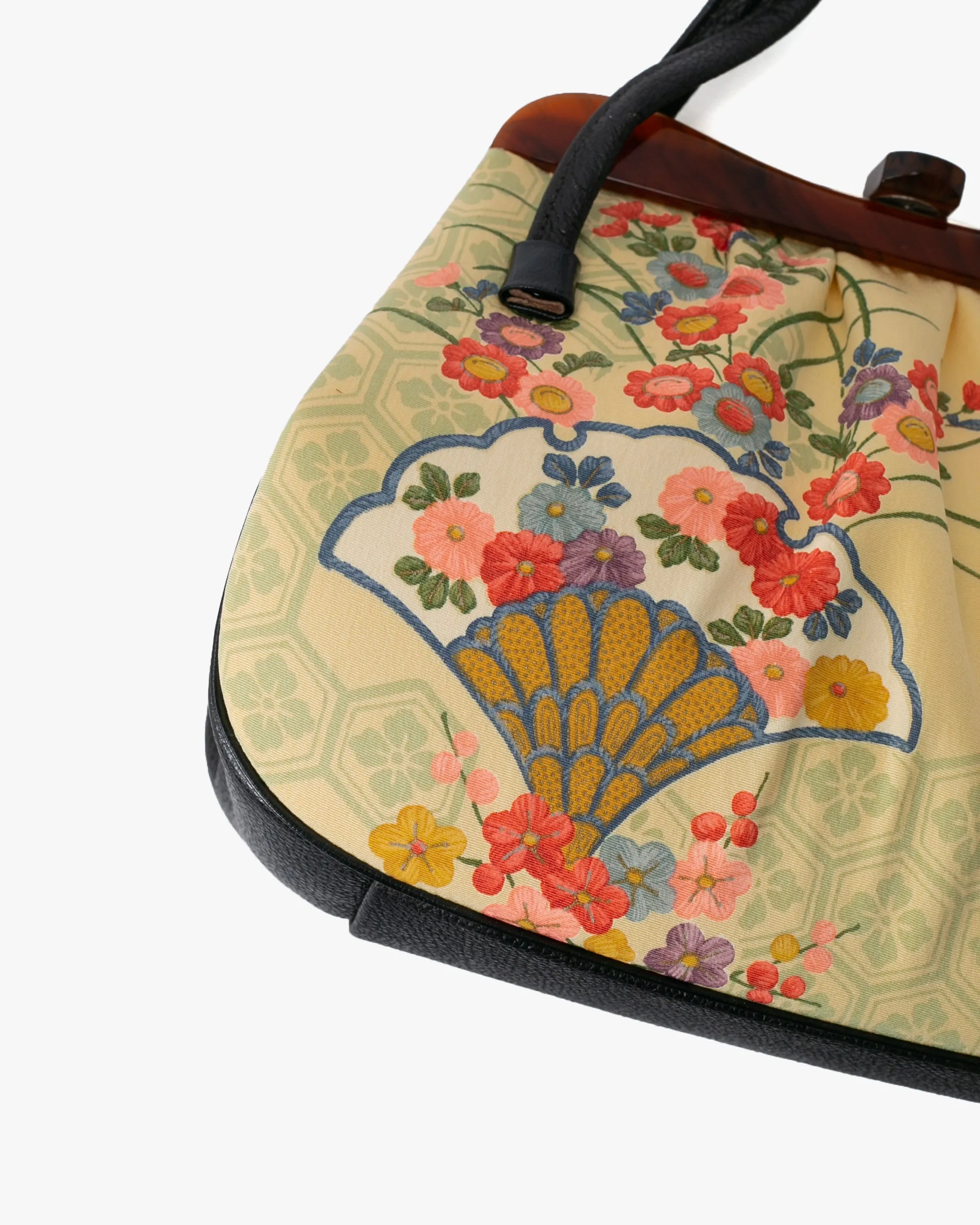 Vintage Bag, Purse, Kiku and Ougi with Kikkou Hanabishi