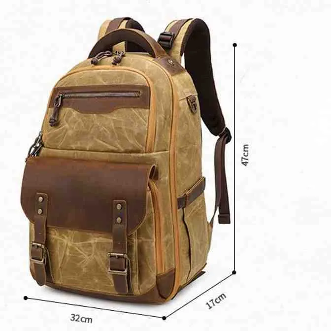 Vintage Camera Backpack Waterproof