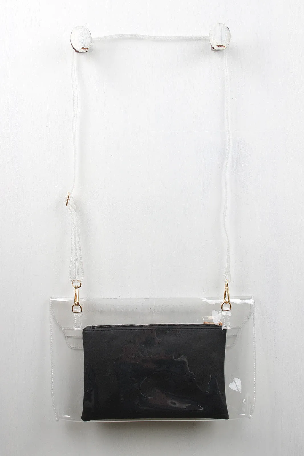 Voyage to Wonderland Clear Clutch