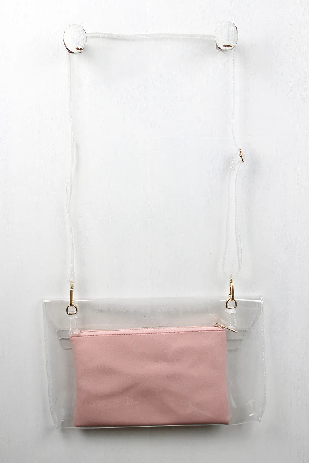 Voyage to Wonderland Clear Clutch
