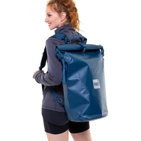 Waterproof Roll Top Dry Bag Backpack - Deep Blue