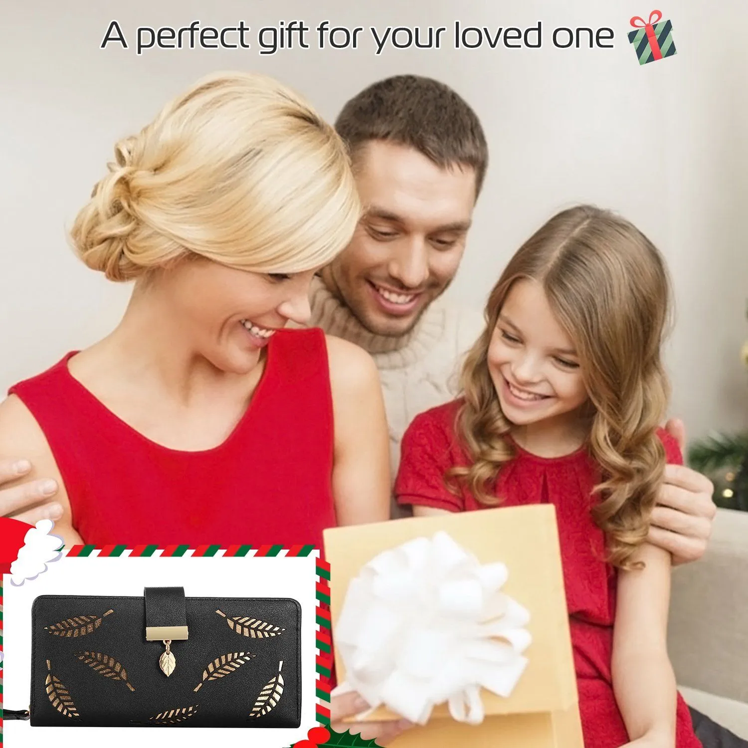 Women Wallet PU Leather Lady Long Purse