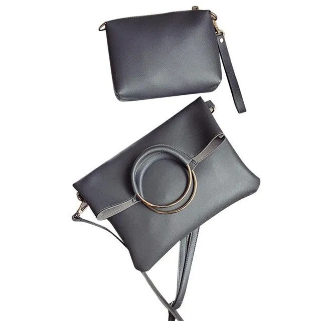 Xiniu women bag set leather Women mini small bag women messenger bag small clutches Leather Handbag #6M