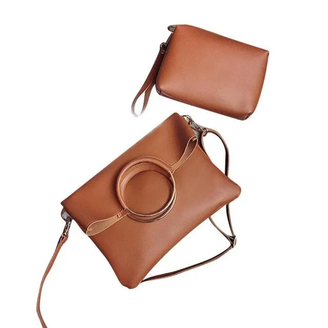 Xiniu women bag set leather Women mini small bag women messenger bag small clutches Leather Handbag #6M