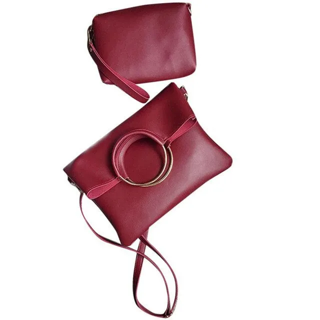 Xiniu women bag set leather Women mini small bag women messenger bag small clutches Leather Handbag #6M